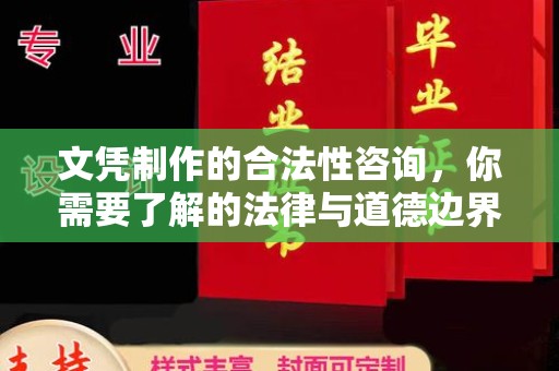 宣威文凭制作的合法性咨询，你需要了解的法律与道德边界