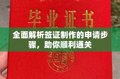 宣威全面解析签证制作的申请步骤，助你顺利通关
