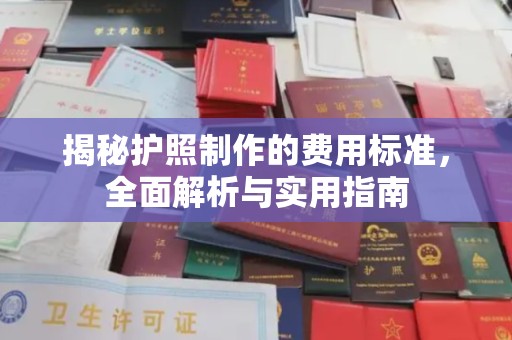 宣威揭秘护照制作的费用标准，全面解析与实用指南