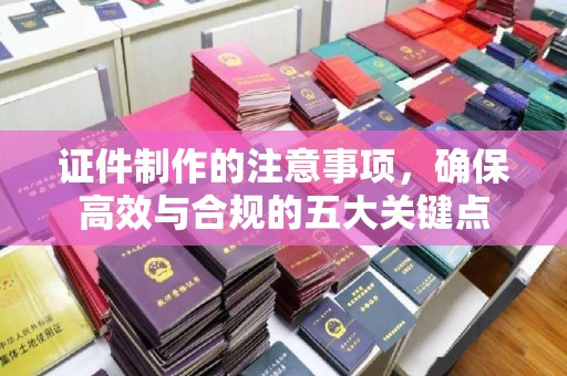 宣威证件制作的注意事项，确保高效与合规的五大关键点