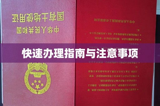 宣威快速办理指南与注意事项